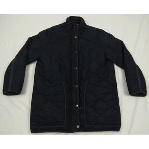 NWOT J Crew Signature Puffer Primaloft Coccon Quilted Full Zip Snap Jacket L